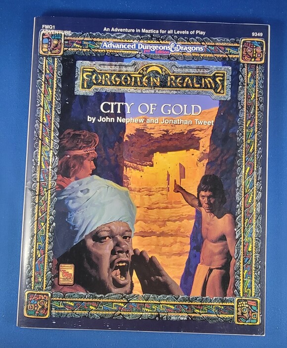 AD&D 2E Maztica City of Gold FMQ1 TSR 9349 Module Classic D&D Campaign Book